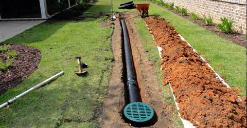 Drainage Solutions & Grading project example by Lillarians Contractor