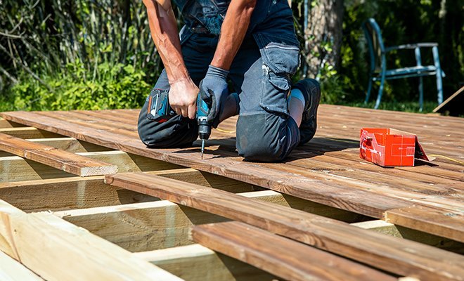 Deck Repair project example by Lillarians Contractor