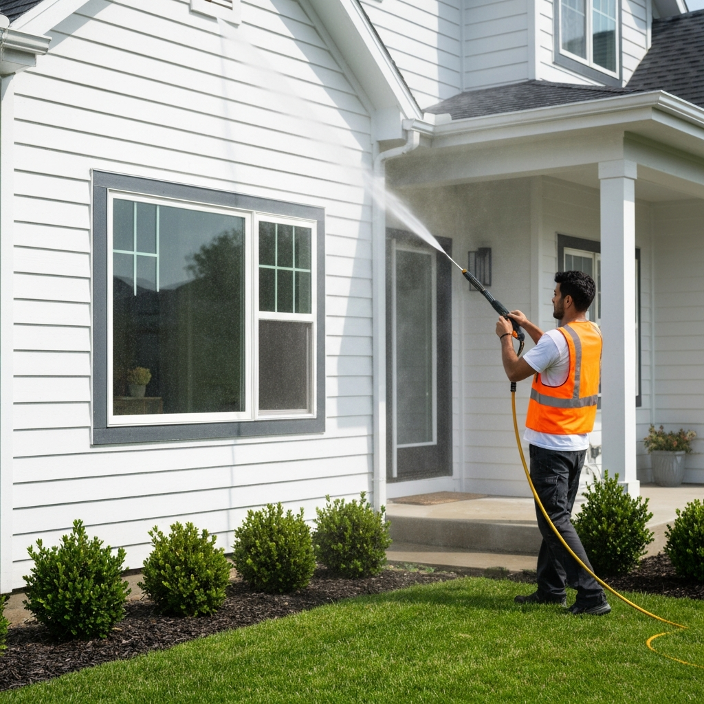 Pressure Washing Before Home Sale project example by Lillarians Contractor