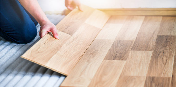Flooring Installation project example by Lillarians Contractor