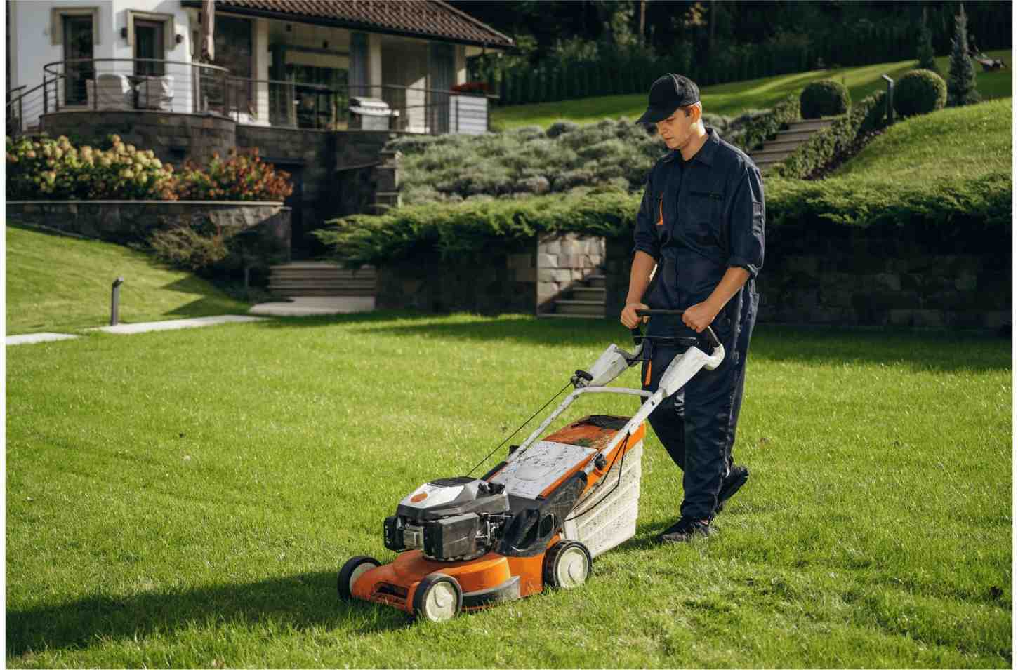 Lawn Mowing & Maintenance project example by Lillarians Contractor