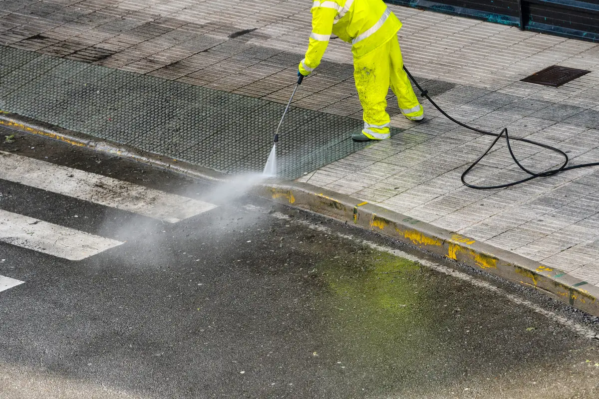 Sidewalk & Walkway Cleaning project example by Lillarians Contractor